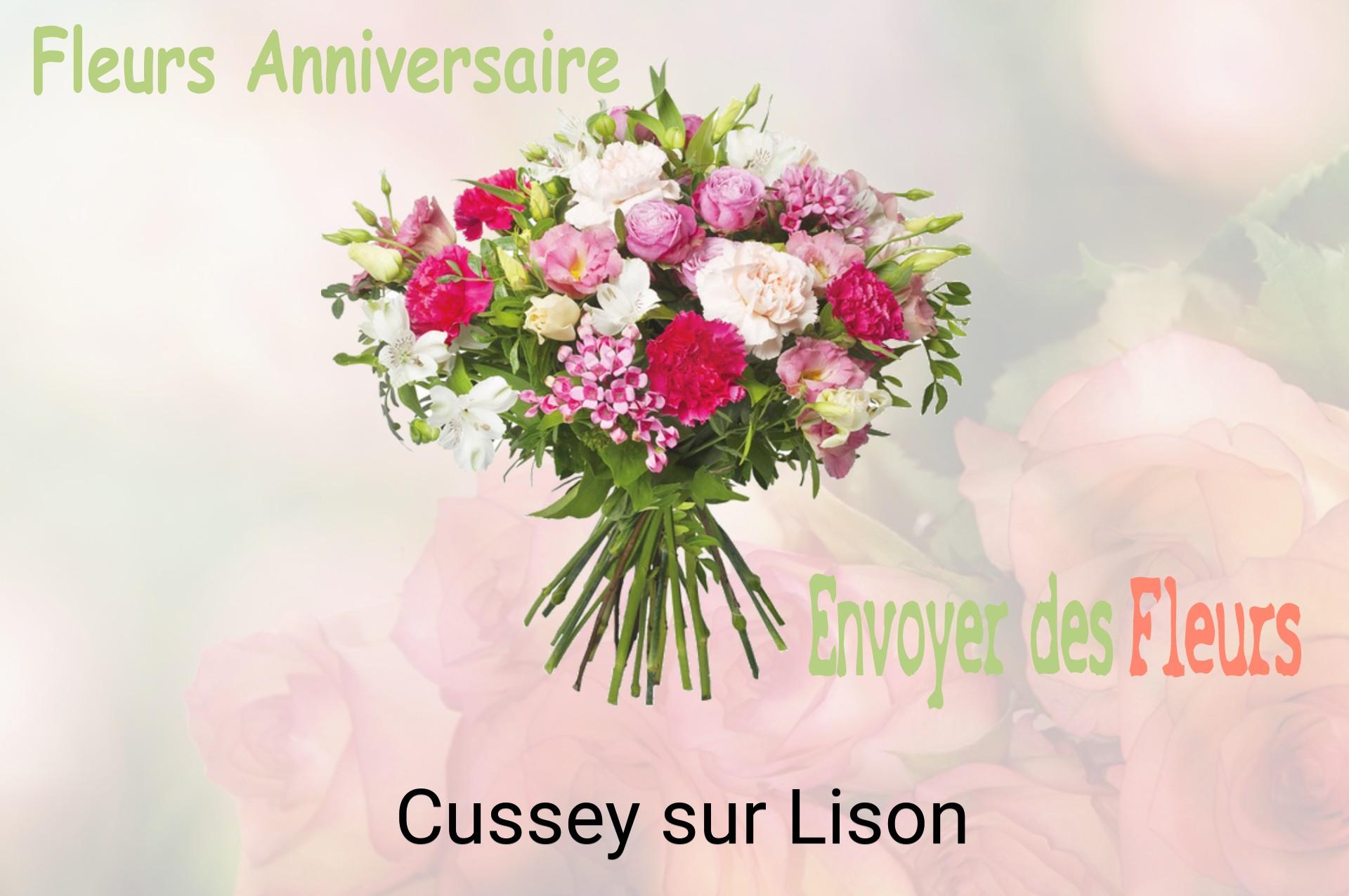 Bouquet de fleurs d’anniversaire livré à Cussey-sur-Lison