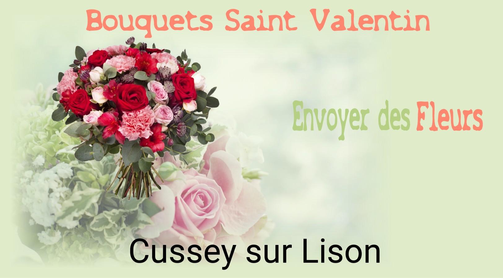 Roses de Saint-Valentin livrées à Cussey-sur-Lison